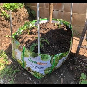 COPY - 5 Reusable Grocery Shopping Bags 18"x12"x12"